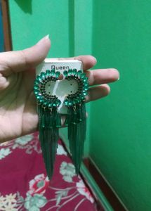Stunning Emerald statement Earrings (4 Combo)