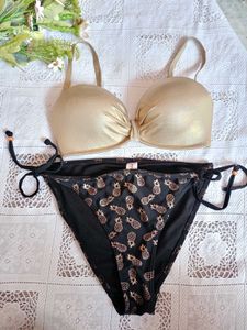 Cute Pineapple Pushup Bikini Set