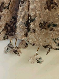 Beige Glittery Dupatta