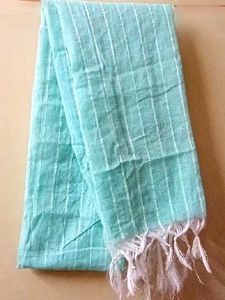 Light Blue Floral Print Kurta with dupatta
