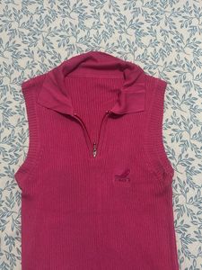 Pink Jigger Sleeveless Top