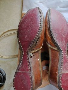 Brown Leather Juttis from Amritsar
