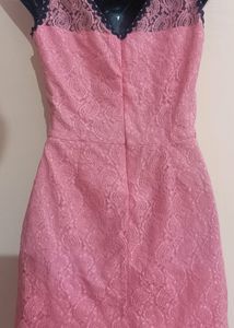 Pink Net Dress