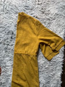 Mustard Yellow Kimono Dress