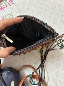 Boho Beaded Clutch Bag
