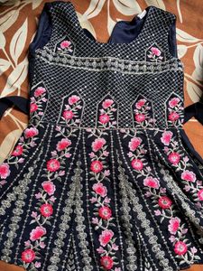 Elegant Navy Embroidered Lehenga Choli