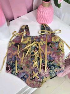 Vintage Floral Corset Top