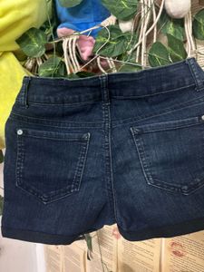Dark Wash Denim Shorts
