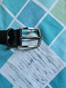 Classic Black Leather Belt