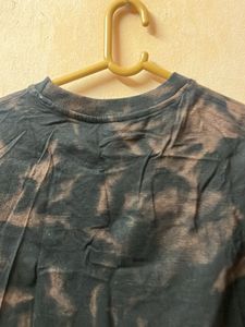Trendy Tie-Dye "90" Crop T-Shirt