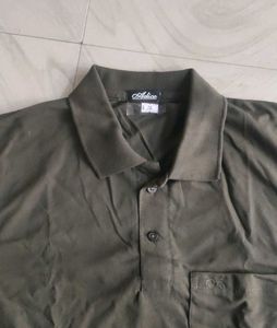 Men's Olive Green Polo Shirt