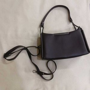 Chic Dark Brown Shoulder Bag