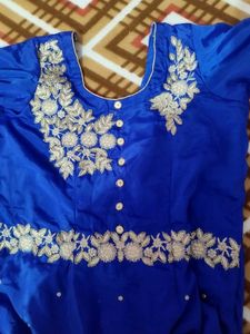 Royal Blue Patiala Salwar Suit