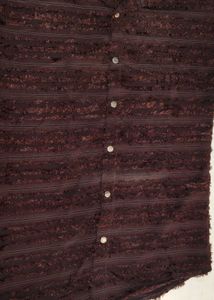 Men's Textured Striped Button-Up Shirt