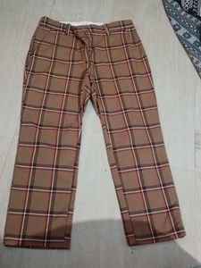 Classic Plaid Trousers small size