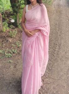 Elegant Pink Saree