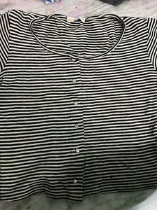 Striped Crew Neck T-Shirt
