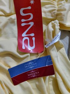 Yellow Halter Neck Dress