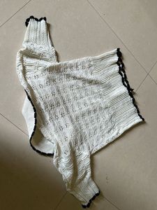 Chic Crochet Knit Cardigan