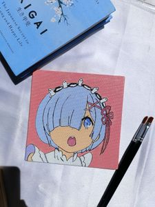 Rem Anime Painting on Canvas