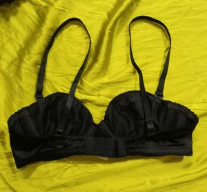 Black Lace Padded Bra