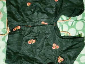 Elegant Black Embroidered Blouse