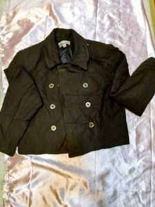 Vintage Brown Cropped Jacket