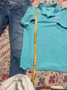 Women's Jeans and Polo t Shirt Set