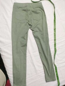 Sparkly Light Green Pants