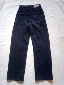 Dark Black Wash Denim Jeans