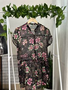 Floral Chiffon Blouse