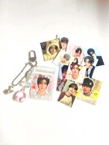 enhyphen sunghoon bagcharm + stickers