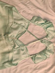 Mint Green Mini Dress