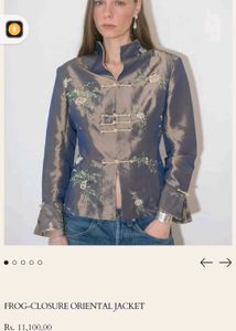 Imported Sage silk chinese o japanese jacket 🥀💅