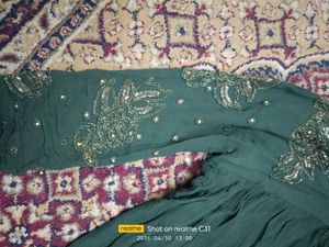 Elegant Teal Sharara Set