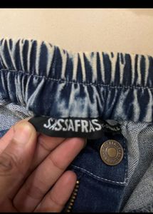 Denim Jeans with Side Slits