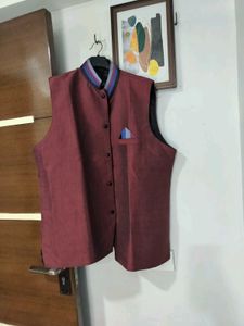 Maroon Nehru Jacket