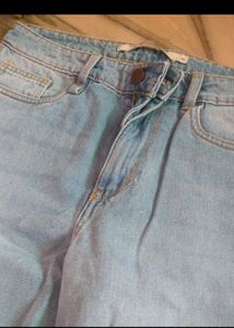 Light Wash Wide Leg Jeans