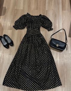 Y2K Black Maxi Dress Gown