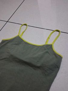 S Olive Green Camisole Top