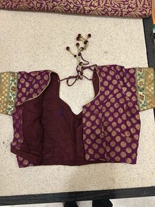 Magenta–Gold Crepe
