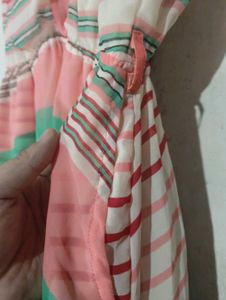 Striped Button-Down Dress