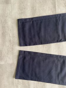Men's Dark Blue Straight Fit Chinos