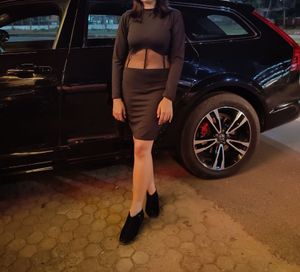 Chic Black Bodycon Mini Dress