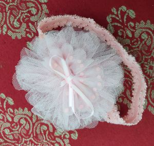 Soft Stretchy Pink Colour Hair Band for Baby Girls
