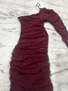 Forever21 Bodycon One Off shoulder Dress
