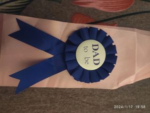 Baby Shower Sash Hairband Crown Badge Mom Dad Tobe
