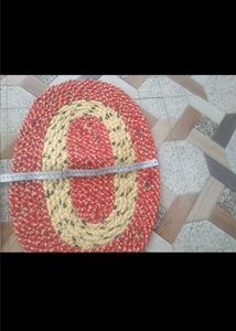 Oval Braided door mat  Set
