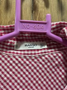 Red Gingham Mini Dress