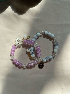 Charming Beaded Bracelets - Set of Two